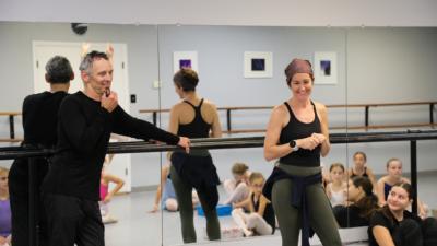 Tim and Kristina in Studio