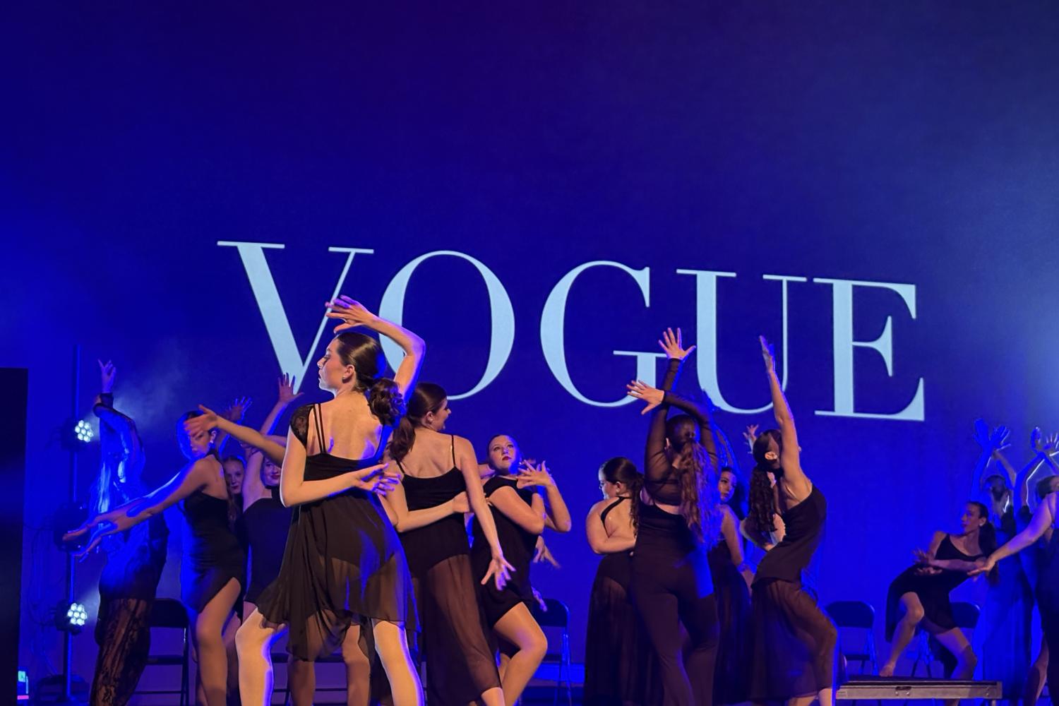Dancers Vogueing in black dresses