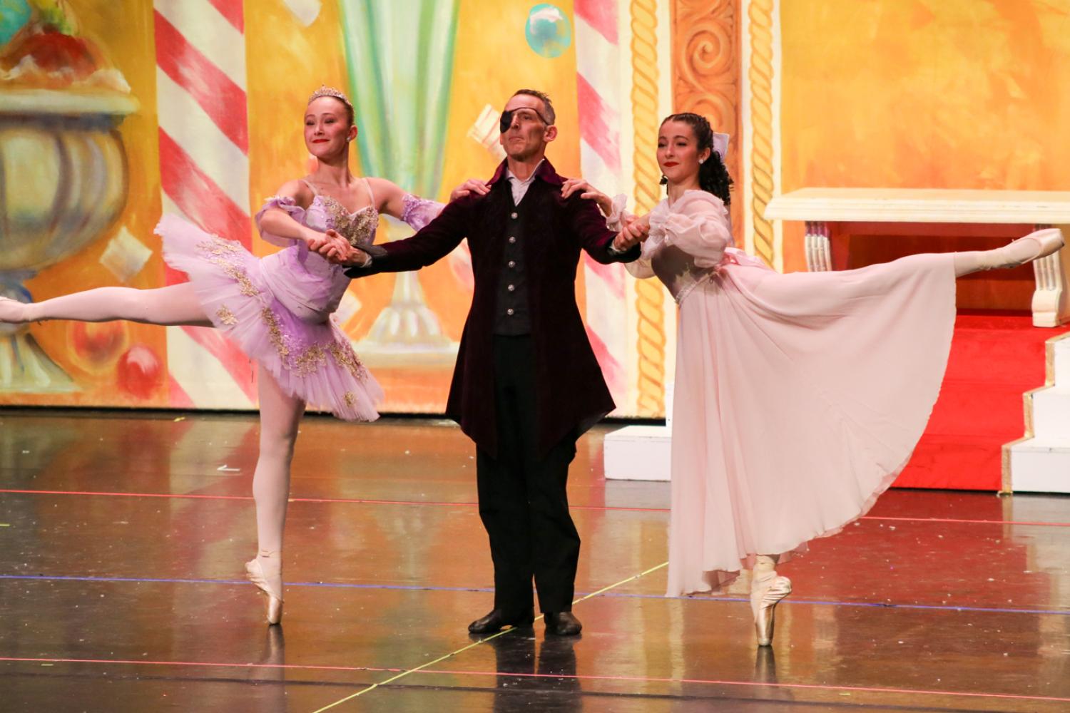 2024 Nutcracker pas de trois, Tessa, Jane and Tim Early