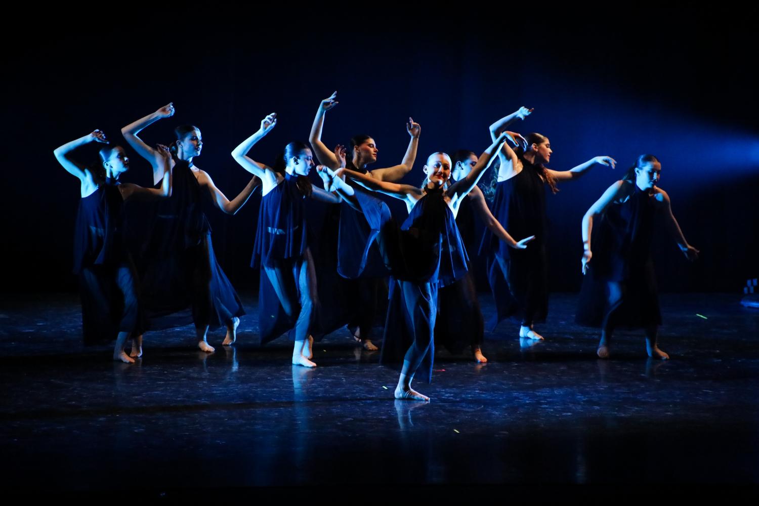 Contemporary Dancers in black